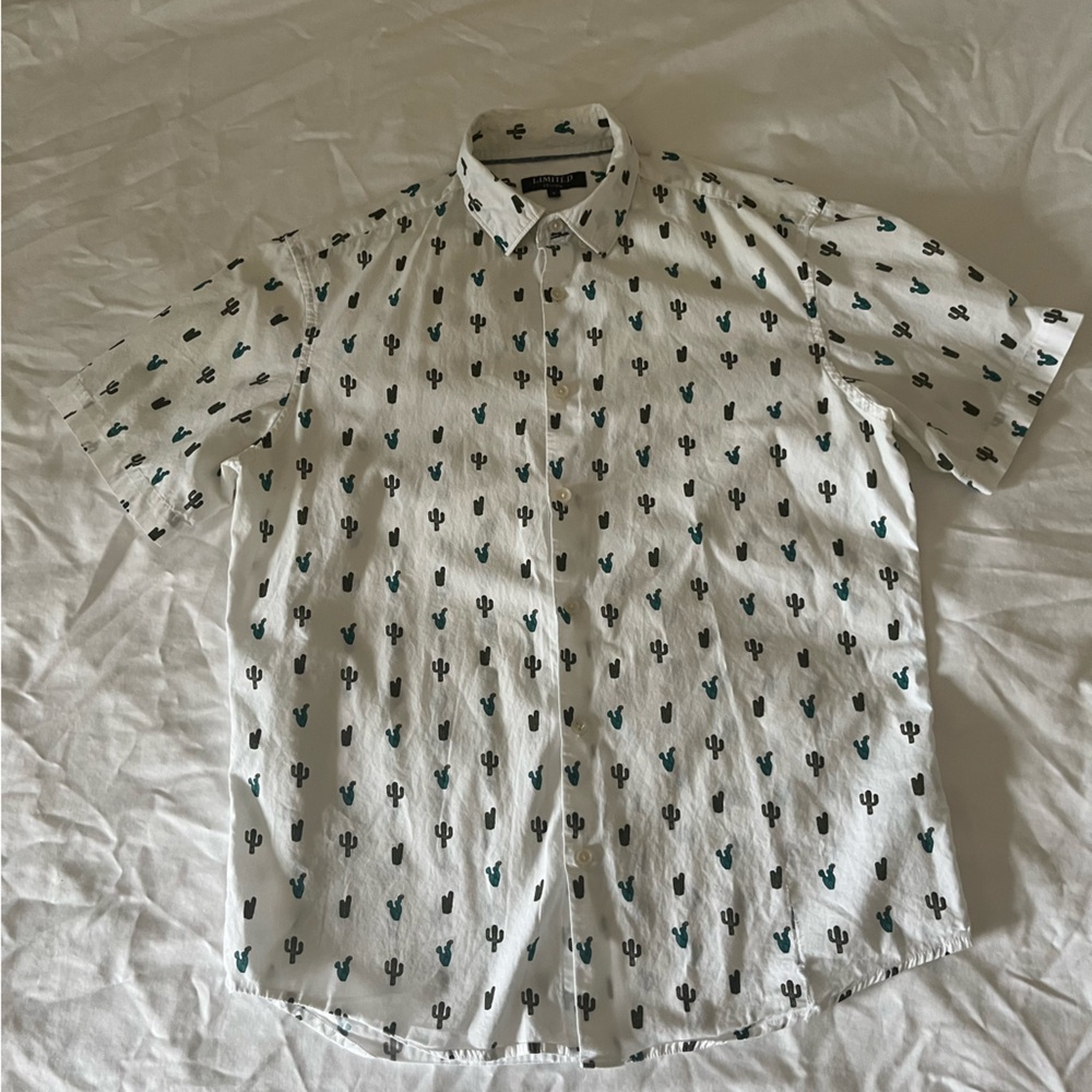 Marks & Spencer men’s shirt cotton cactus